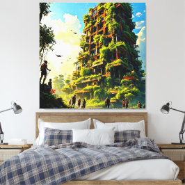 Nature Reclaims Urbanity Canvastryck