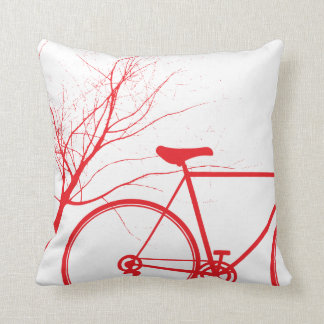 Nature Red bike dekorativ kudde
