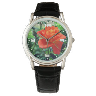 Nature Rosa ros Flower Armbandsur