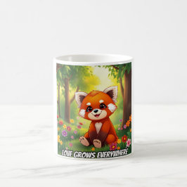 Nature’s Hug in a Cute Red Panda Kaffemugg