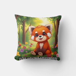 Nature’s Hug in a Cute Red Panda Kudde