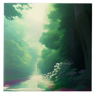 Nature Scenery Decorative Kakelplatta