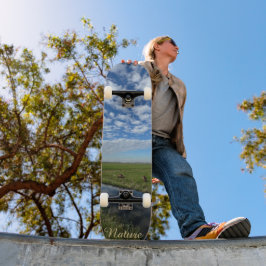 Nature sky mini skateboard bräda 18,5 cm