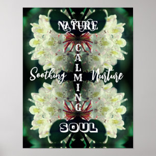 Nature Soul Azalea Abstrakt inspirational Poster