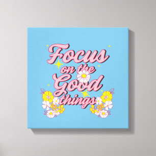 Nature Soul Slogan Fokus på Bra Sak Canvastryck
