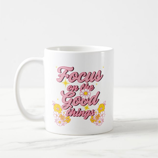 Nature Soul Slogan | Fokus på Bra Sak Kaffemugg (Vänster)