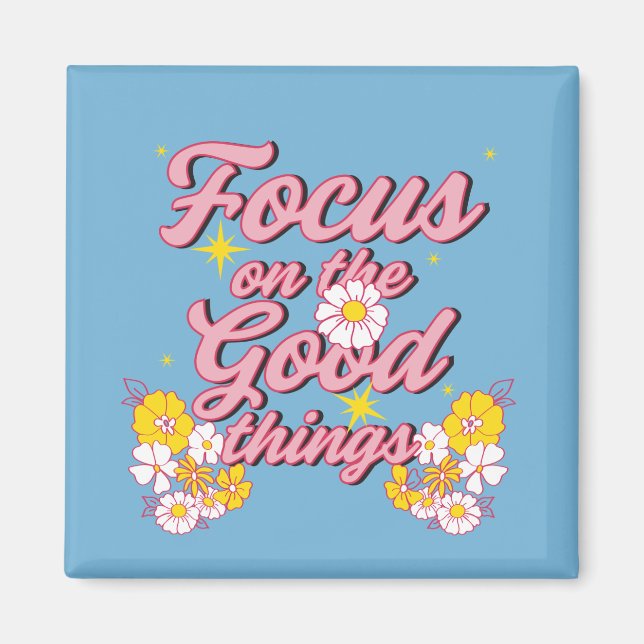 Nature Soul Slogan | Fokus på Bra Sak Magnet (Framsidan)