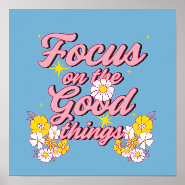 Nature Soul Slogan | Fokus på Bra Sak Poster (Framsidan)