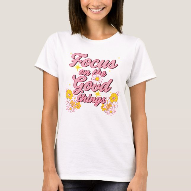Nature Soul Slogan | Fokus på Bra Sak T Shirt (Framsida)