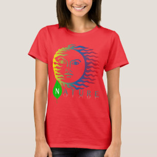 Nature spiral Tie-Färg T-tröja Tee