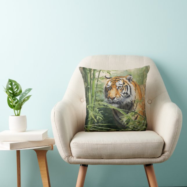Nature Tiger Bamboo Kudde (Stol)