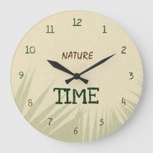 Nature Time Botanisk Stor Klocka