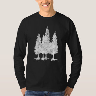 Nature Tree Take A Hiking Hike For Hiker Men Pines T Shirt