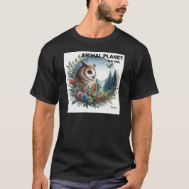 Nature Uggla Prated - Animal Art T Shirt
