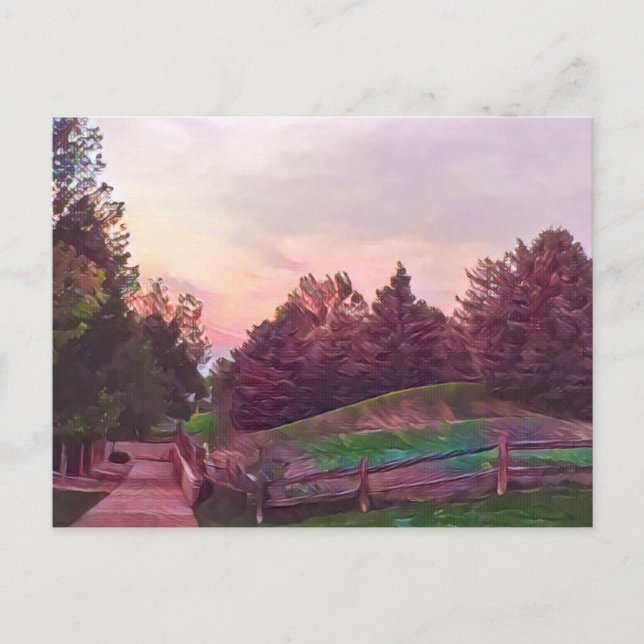 Nature Väg Vykort (Framsida)