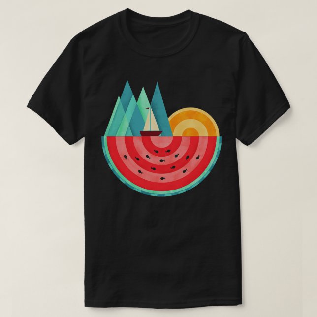 Nature Watermelon T Shirt (Design framsida)