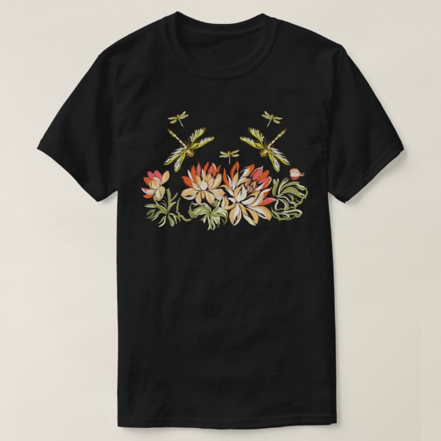 Nature Wildlife Gift Dragonfly T Shirt (Design framsida)