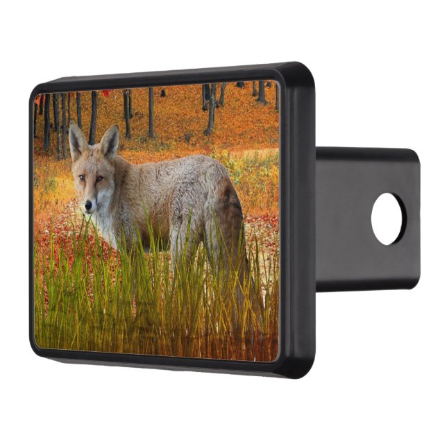 Nature Wildlife Red Fox Fall Season Dragkroksskydd (Vänster)