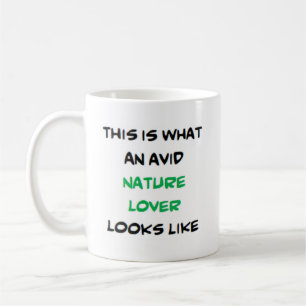 naturen älskare, levande kaffemugg