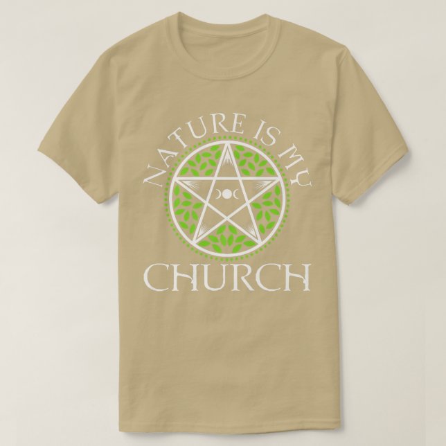 Naturen är min kyrka 438 t shirt (Design framsida)