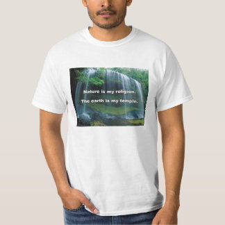 Naturen är min religion tee shirt