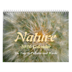 Naturen Året I Bilder Och Ord 2026 Kalender