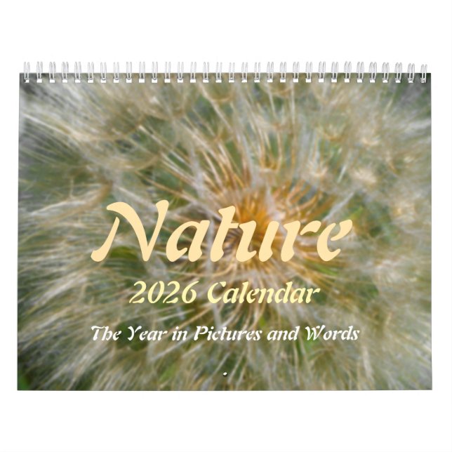 Naturen Året I Bilder Och Ord 2026 Kalender (Omslag)