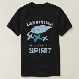 "Naturen bär alltid andens färger" blad v4 T Shirt