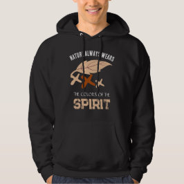 "Naturen bär alltid" blad Hoodie