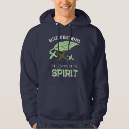 "Naturen bär alltid" blad Hoodie
