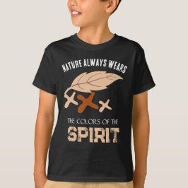 "Naturen bär alltid" blad T Shirt