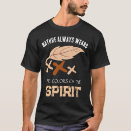 "Naturen bär alltid" blad T Shirt