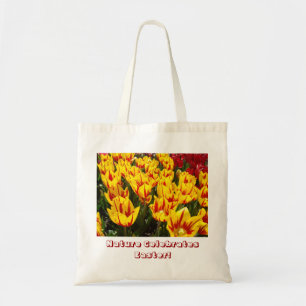 Naturen firar påsk! Tote buntar Tulpan Blommor Tygkasse