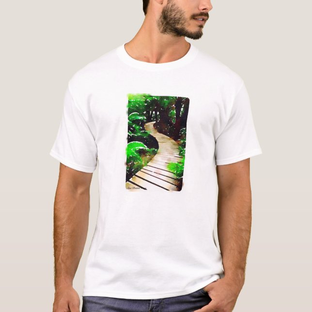 Naturen går T-skjortan T-shirt (Framsida)