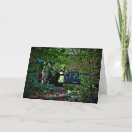 ”Naturen gör anspråk på de glömda” födelsedagskort Kort