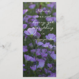 Naturen har inte bråttom