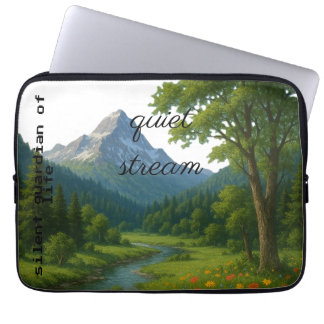Naturen, livets tysta väktare. laptop fodral