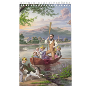 naturen och lustiga utomhus kalender