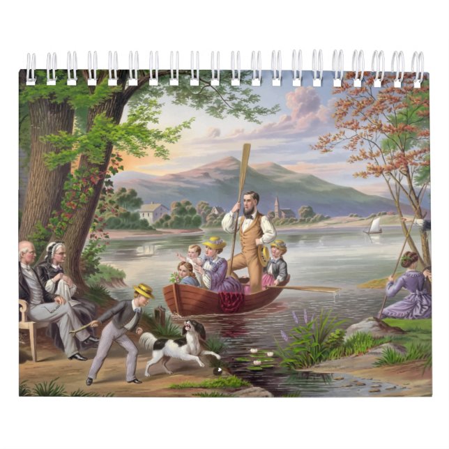 naturen och roliga utomhus kalender (Omslag)