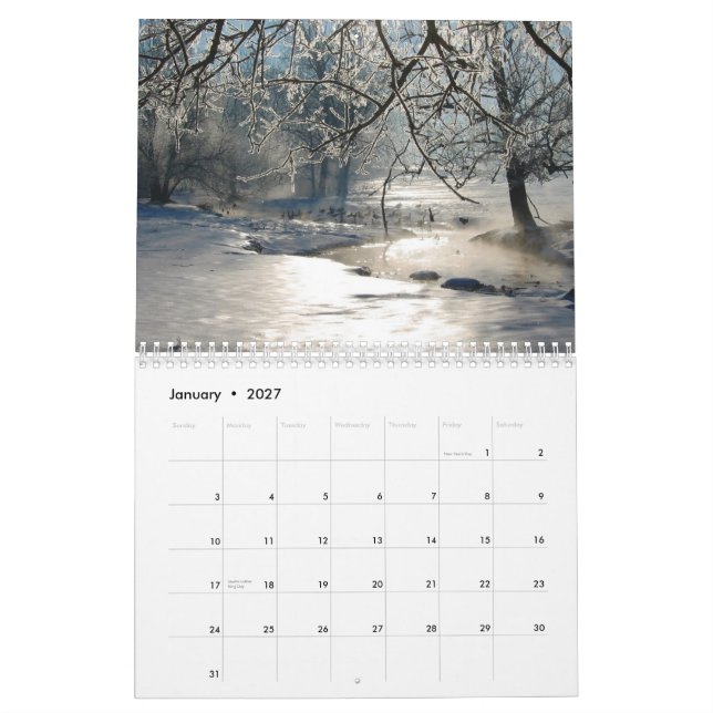 Naturens  2012 kalender (Jan 2027)