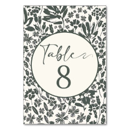 Naturens arv: Mörk grönt växter Bordsnummer