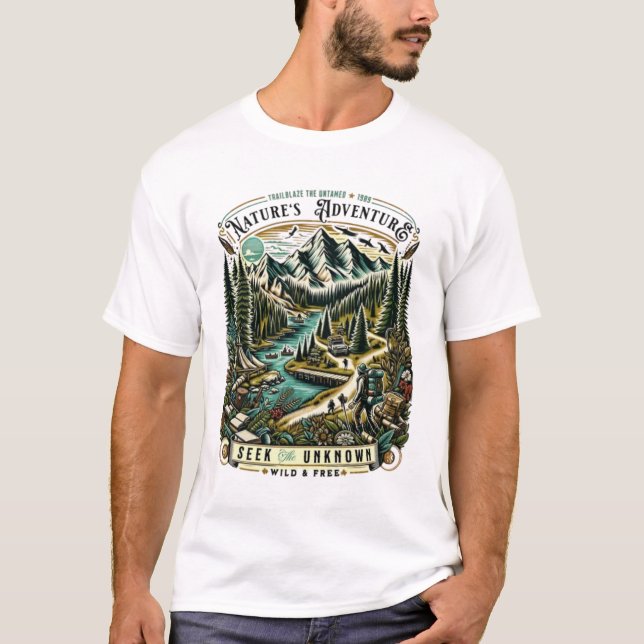 Naturens Äventyr T Shirt (Framsida)