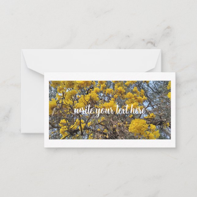 Naturens blomning anteckningskort (Framsida)