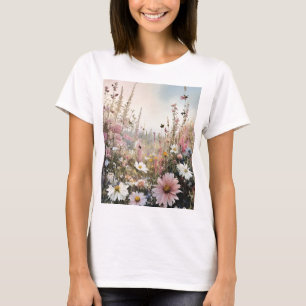 "Naturens blomning: blommig t-shirt till salu"
