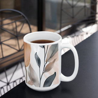 Naturens botaniska djur kaffemugg
