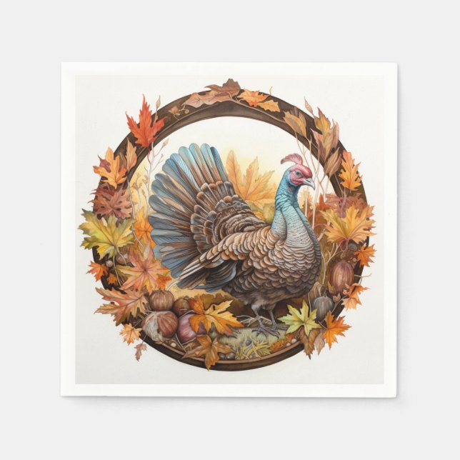 Naturens bounty: Skördebelysning Pappersservett (Framsidan)