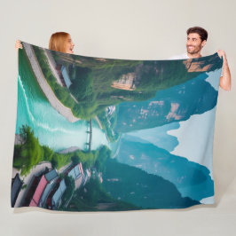 Naturens brace - Scenens landskap Fleecefilt