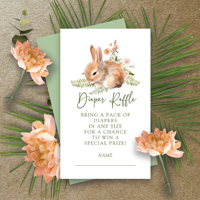 Naturens delight Bunny Diaper Raffle Tilläggskort (Skapare uppladdad)