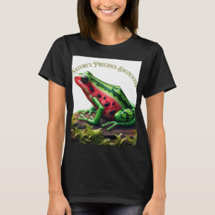 Naturens dyrbara möte Vattenmelon Groda Ekologisk T Shirt