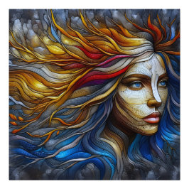 Naturens embrace - AI Era Fototryck